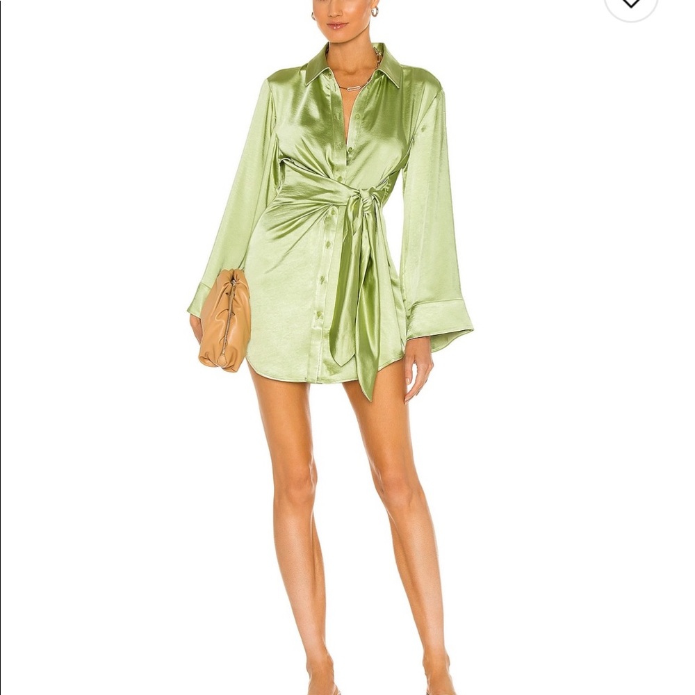 REVOLVE SONG OF STYLE MARTA DRESS in Pistachio Green